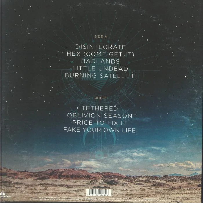Back cover — BLACK MAP — Hex