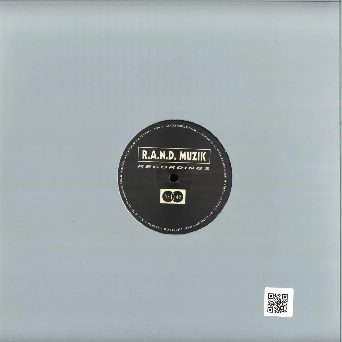 Back cover — Namastrange & Pletnev — RM12044