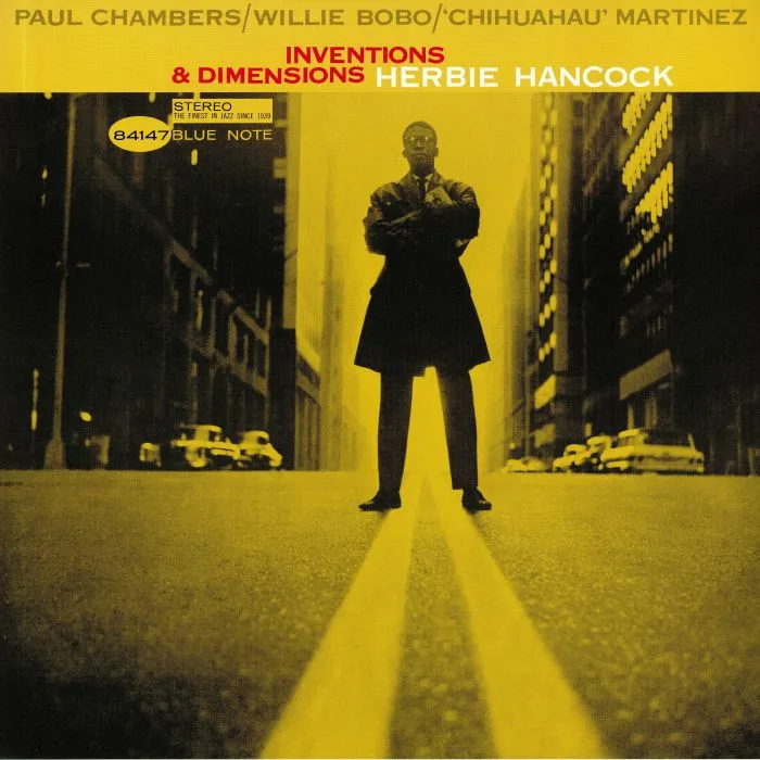 Лицевая сторона обложки — Herbie HANCOCK — Inventions & Dimensions (reissue)