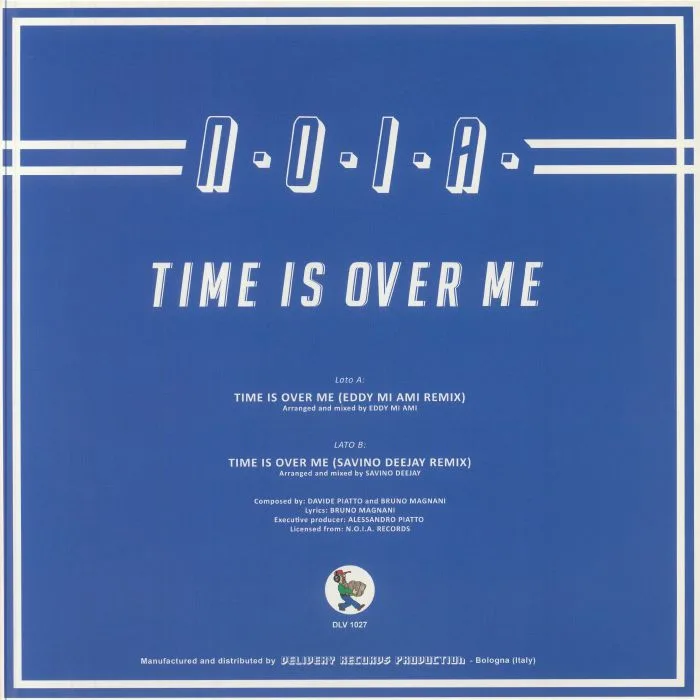 Обратная сторона обложки — NOIA — Time Is Over Me (remixes)