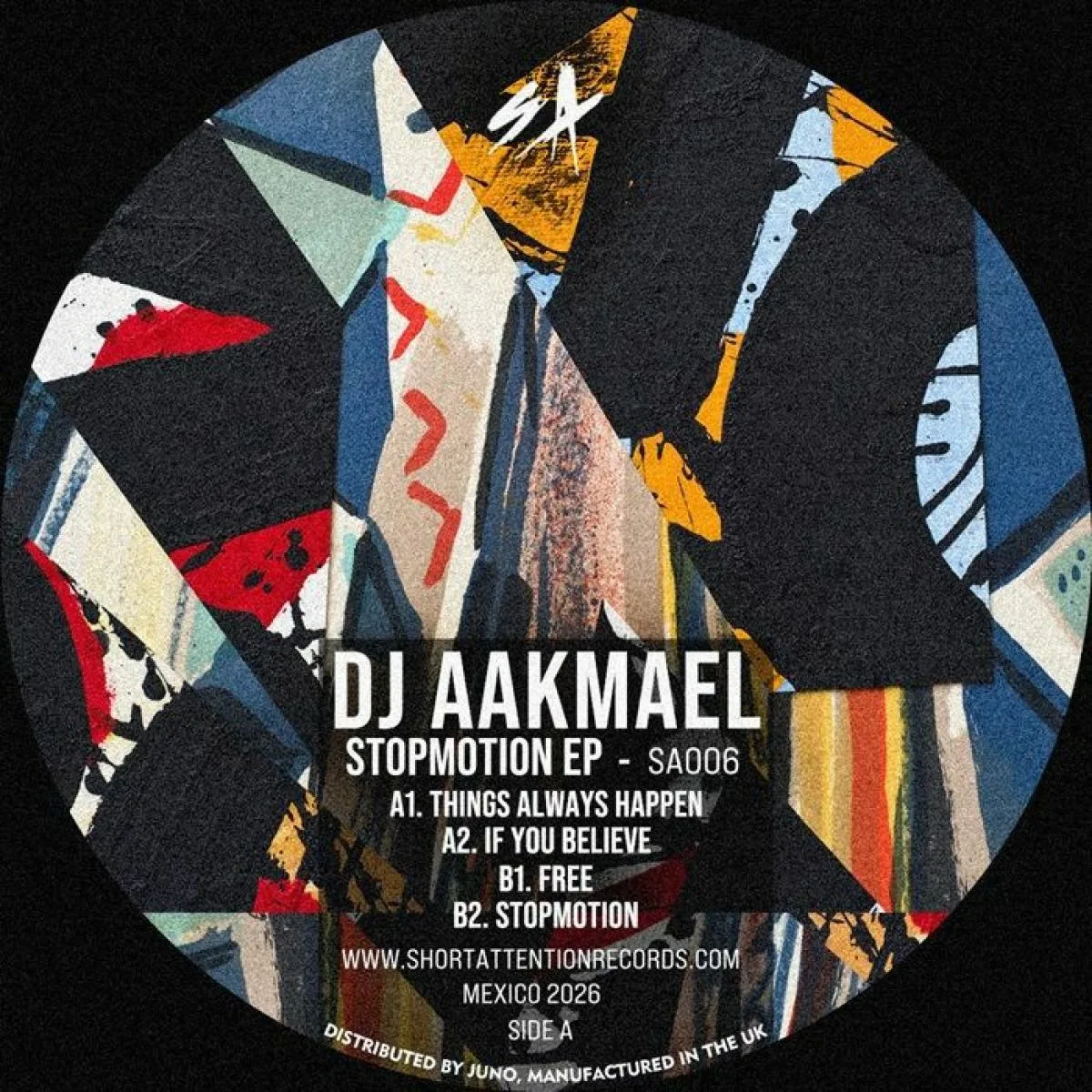 Front cover — DJ Aakmael — Stopmotion EP