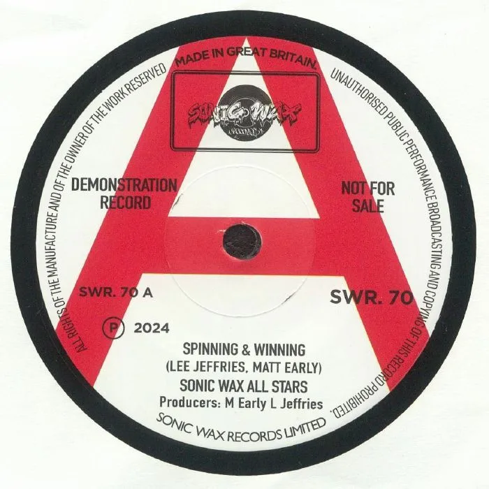 SONIC WAX ALLSTARS — Spinning & Winning