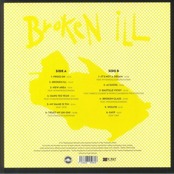 Обратная сторона обложки — UGLY MAC BEER — Broken Ill