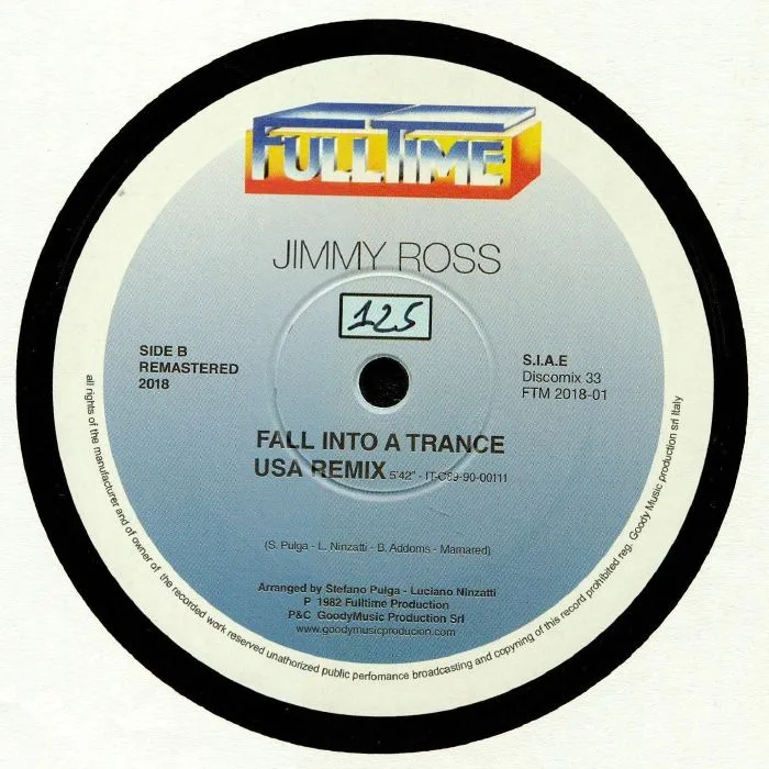 Обратная сторона обложки — KANO / JIMMY ROSS — Can't Hold Back (Your Loving) (reissue)