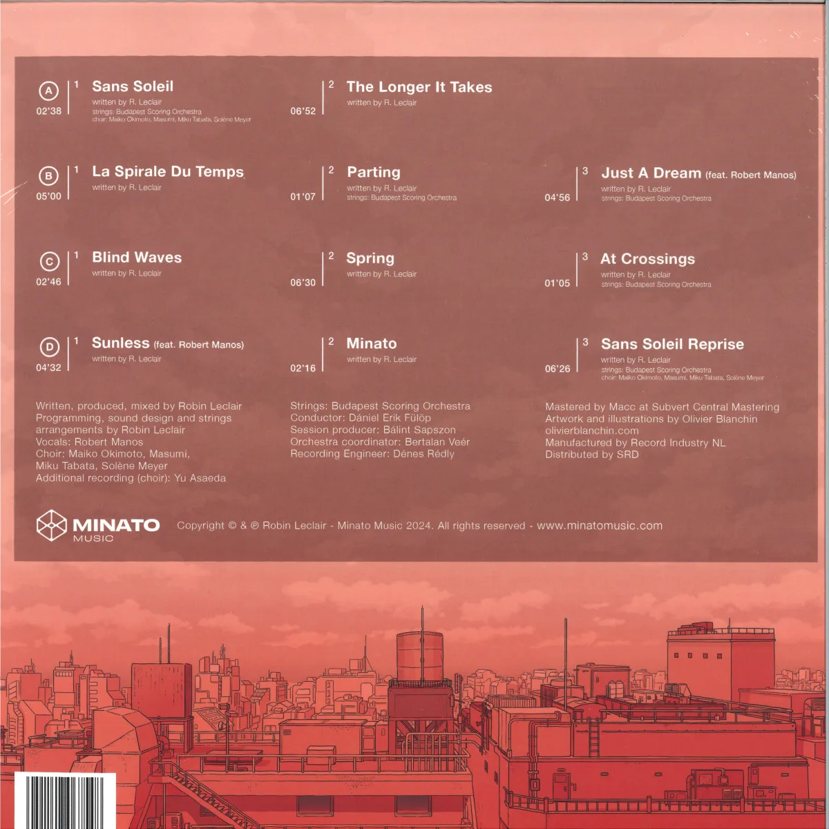 Back cover — Naibu — Sans Soleil LP 2x12"