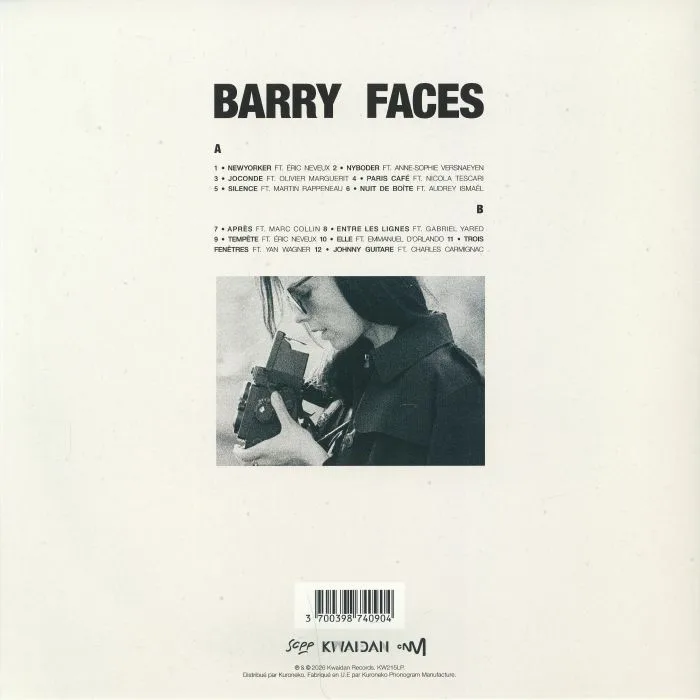 Обратная сторона обложки — BARRY — Faces