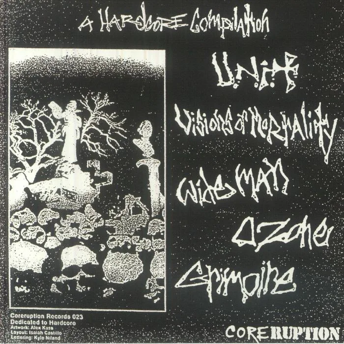 Back cover — UNIT / VISIONS OF MORTALITY / WIDE MAN / OZONE / GRIMOIRE — Can't Take This Away
