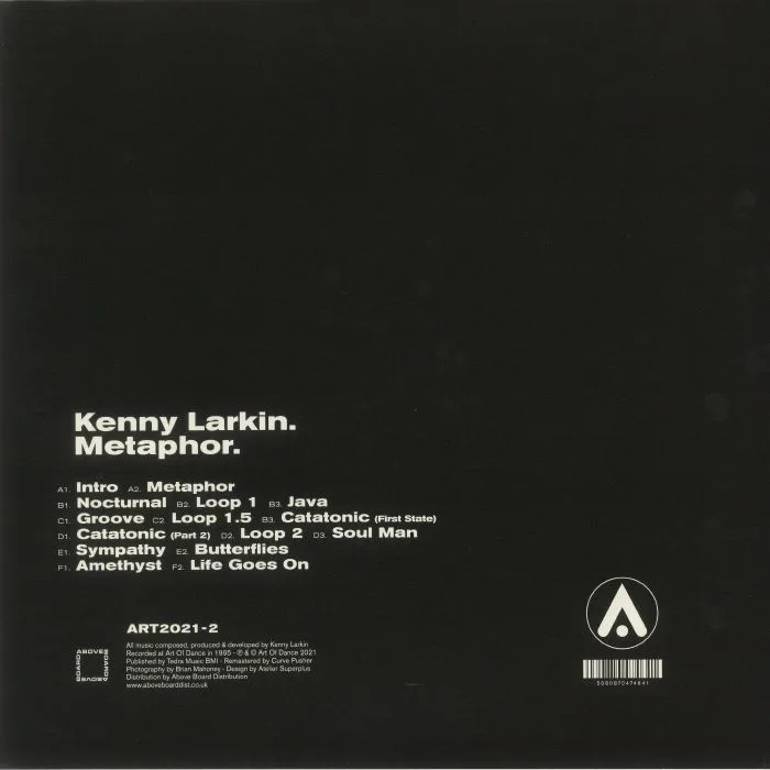 Обратная сторона обложки — Kenny LARKIN — Metaphor (Expanded Edition)