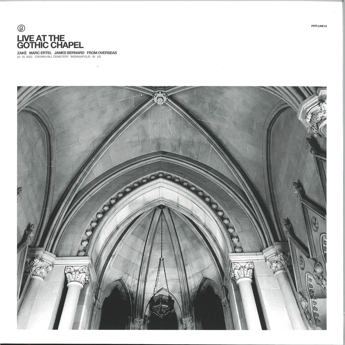 Обратная сторона обложки — Zake/Marc Ertel/James Bernard/From Overseas — Live At Gothic Chapel LP