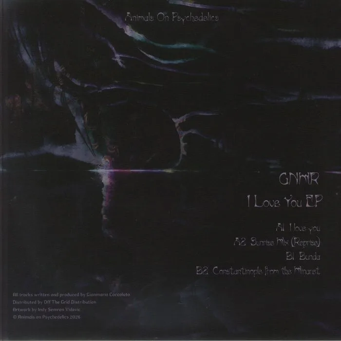 Обратная сторона обложки — GNMR — I Love You EP