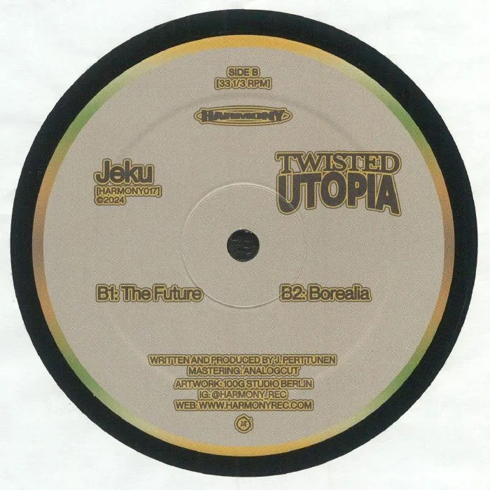 Back cover — JEKU — Twisted Utopia