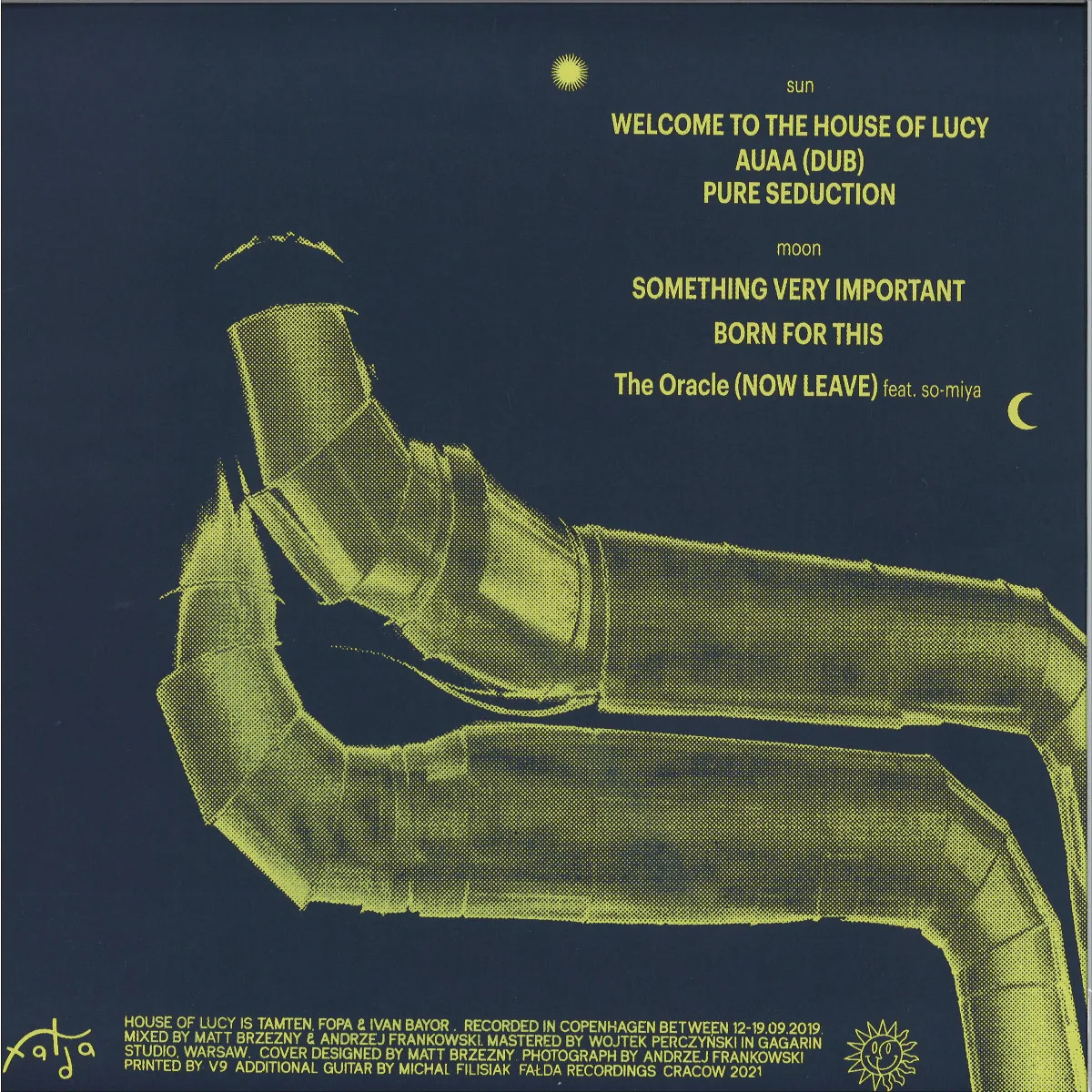 Обратная сторона обложки — House Of Lucy — WELCOME TO THE HOUSE OF LUCY LP