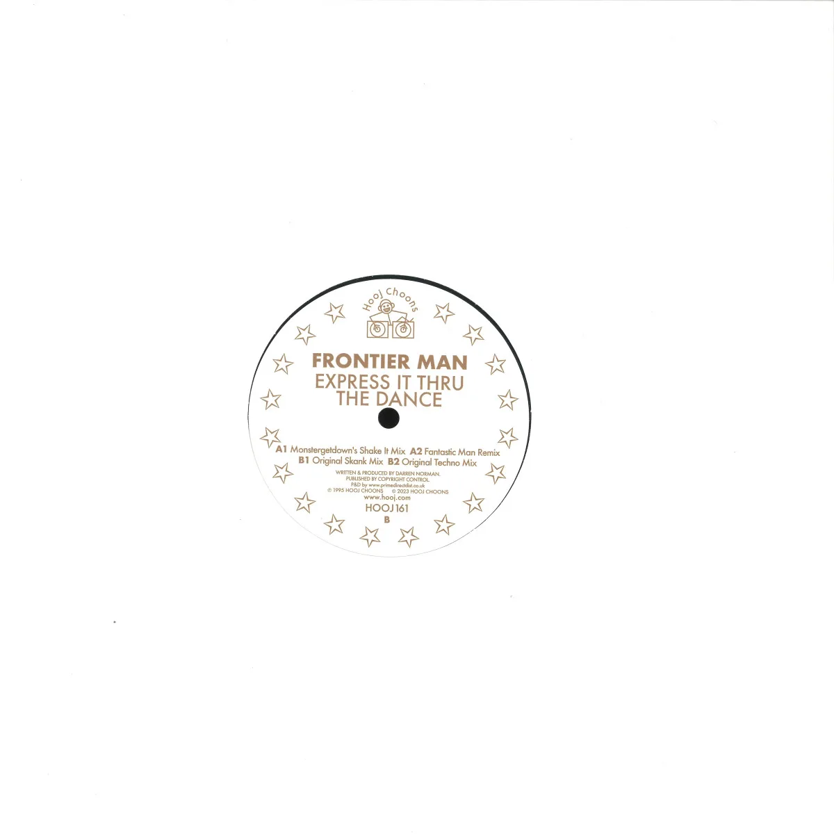 Back cover — Frontier Man — Express It Thru The Dance