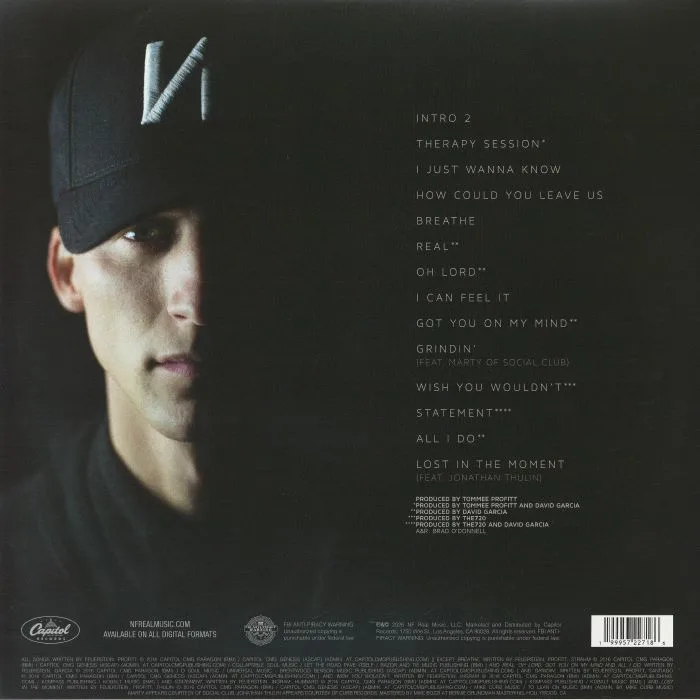 Обратная сторона обложки — NF — Therapy Session (10th Anniversary Edition) (Deluxe Edition)