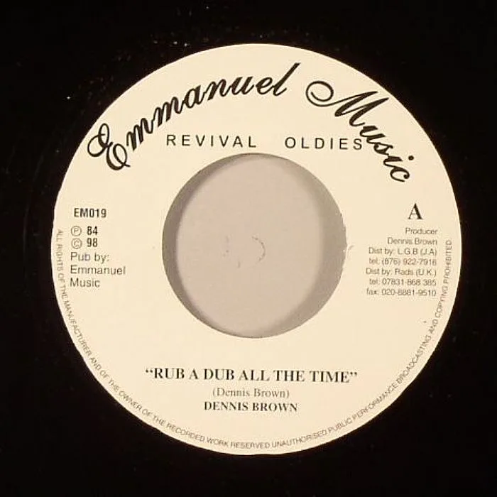 Dennis BROWN — Rub A Dub All The Time (Here I Come / Black Roses Riddim)