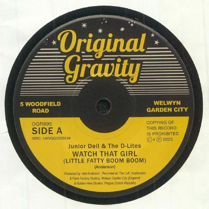 JUNIOR DELL & THE D LITES / WOODFIELD RD ALLSTARS — Watch That Girl (Little Fatty Boom Boom)
