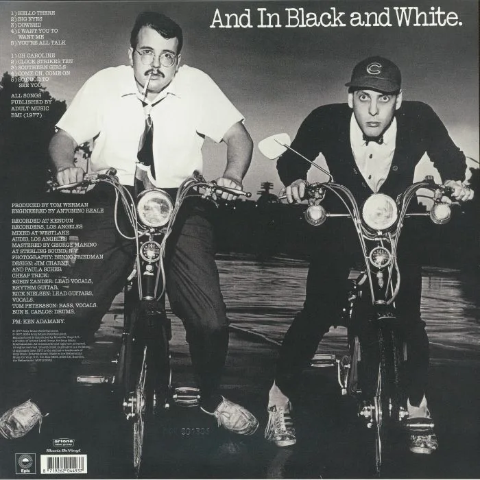 Back cover — CHEAP TRICK — In Color (reissue)