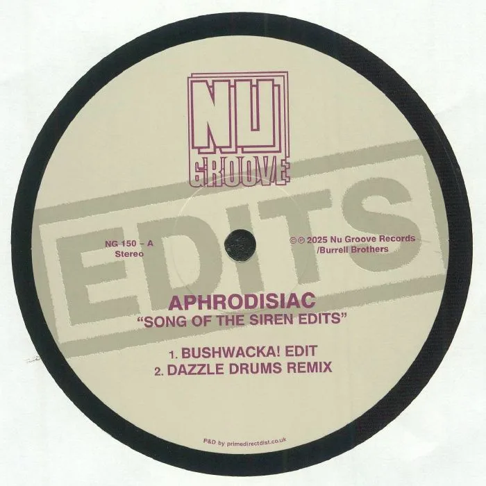 Лицевая сторона обложки — APHRODISIAC — Song Of The Siren: Edits