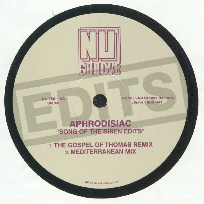 Обратная сторона обложки — APHRODISIAC — Song Of The Siren: Edits