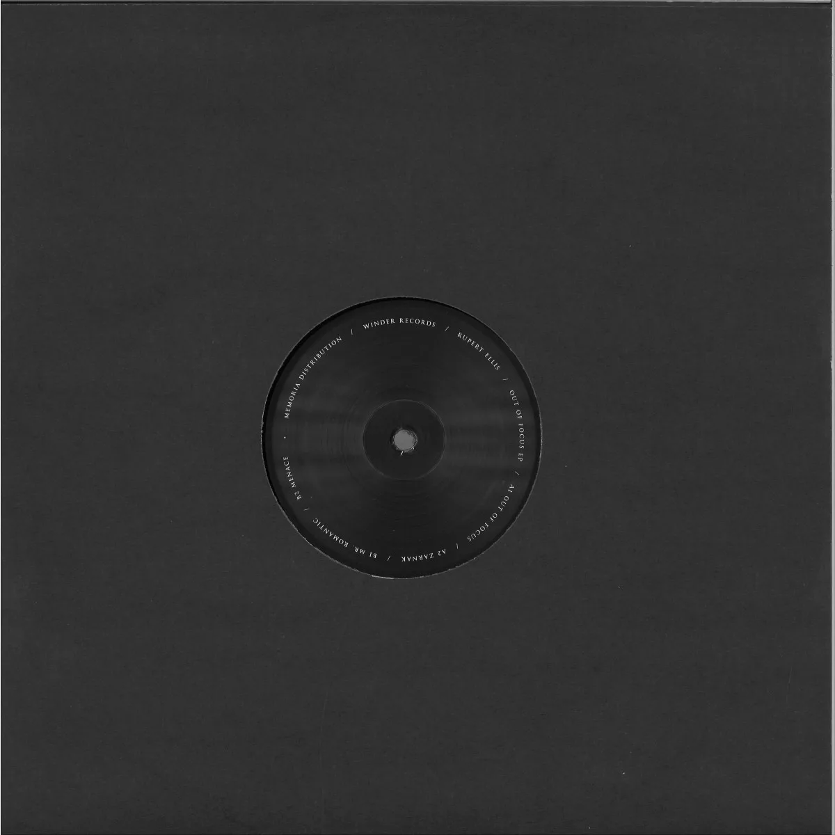 Back cover — Rupert Ellis — Out of Focus EP