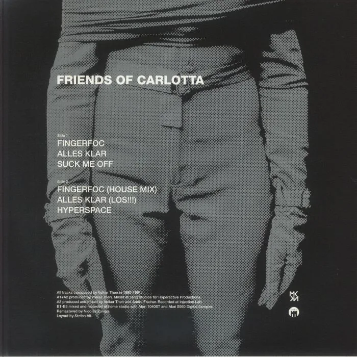 Back cover — FRIENDS OF CARLOTTA — Fingerfoc