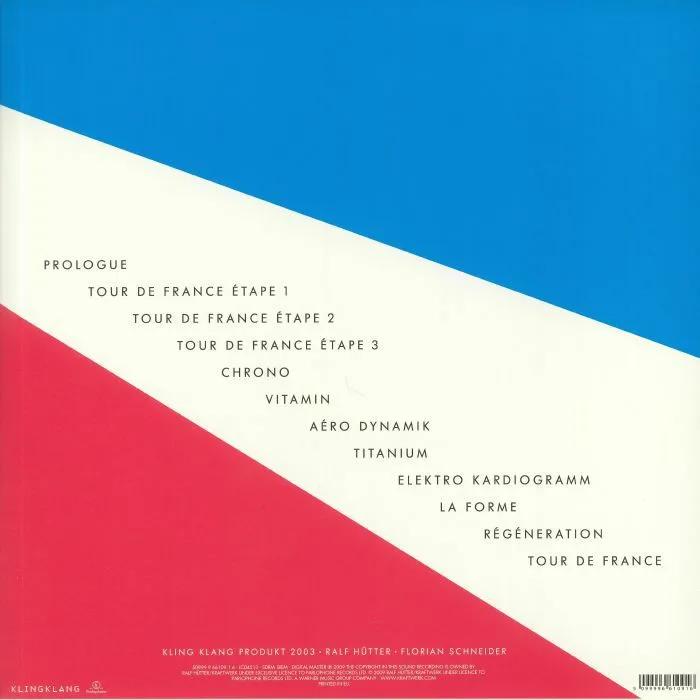Обратная сторона обложки — KRAFTWERK — Tour De France (Special Edition) (B-STOCK)