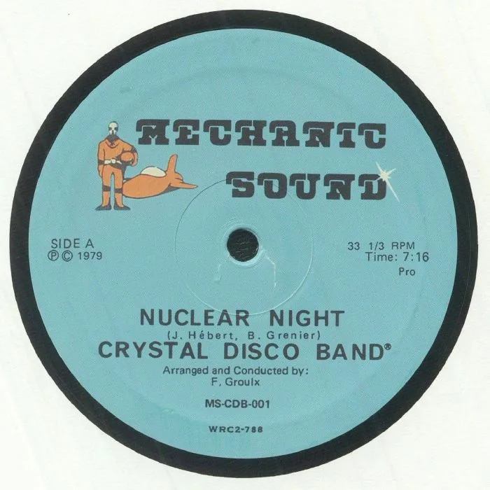 Front cover — CRYSTAL DISCO BAND — Nuclear Night (reissue)