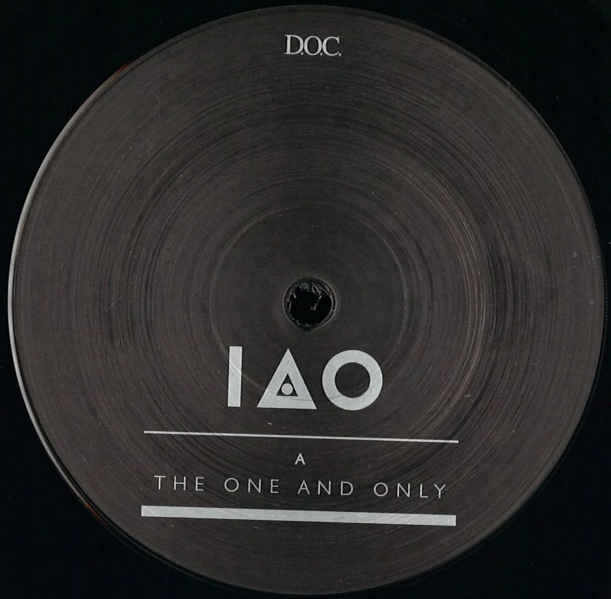 Лицевая сторона обложки — Iao — The One And Only