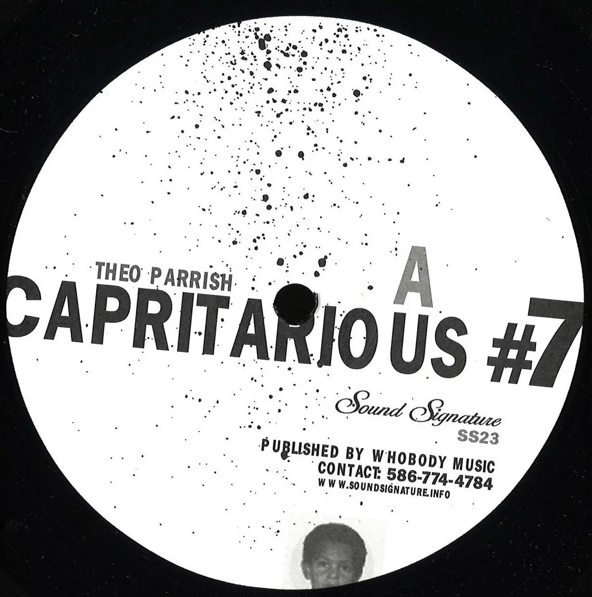 Лицевая сторона обложки — Theo Parrish — Capritarious / Out There 2x12"