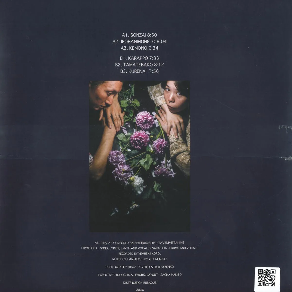 Обратная сторона обложки — Heavenphetamine — The Sun On A Winter Day LP