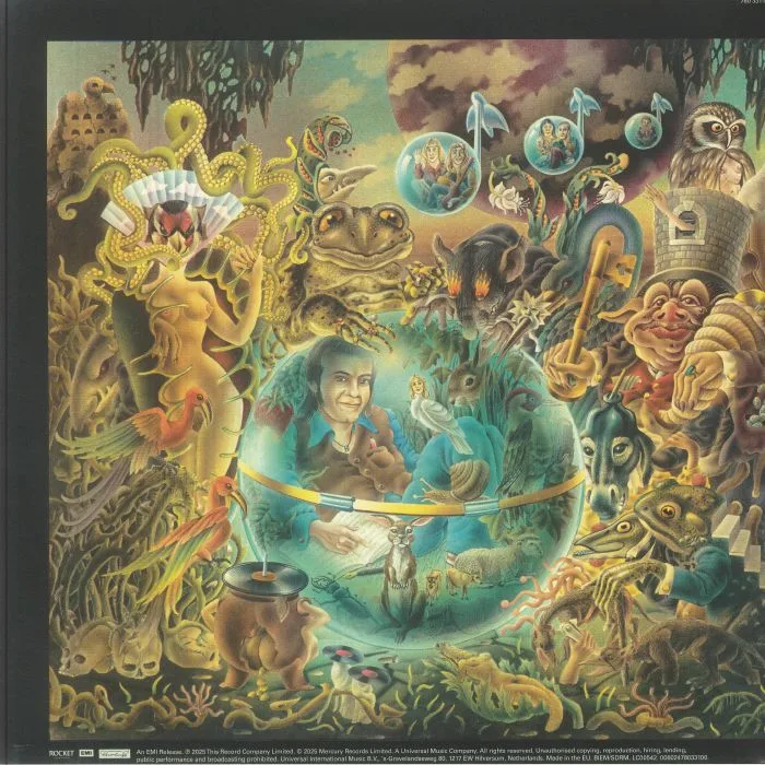 Back cover — Elton JOHN — Captain Fantastic & The Brown Dirt Cowboy