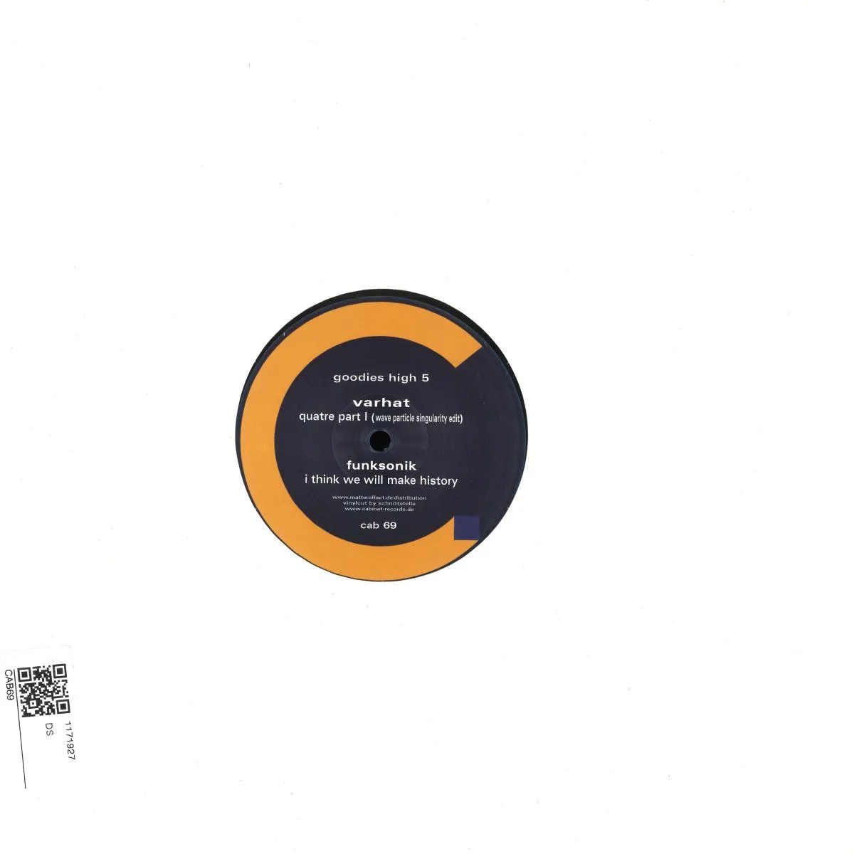 Обратная сторона обложки — Various — Goodies High 5 EP