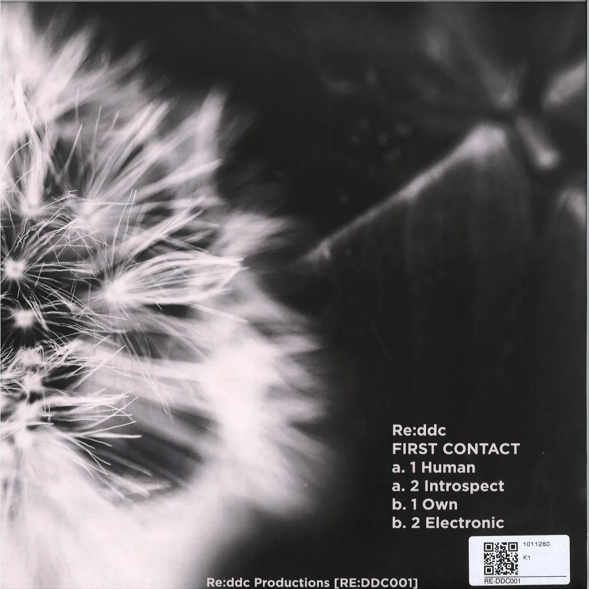 Back cover — Re:ddc — First Contact EP