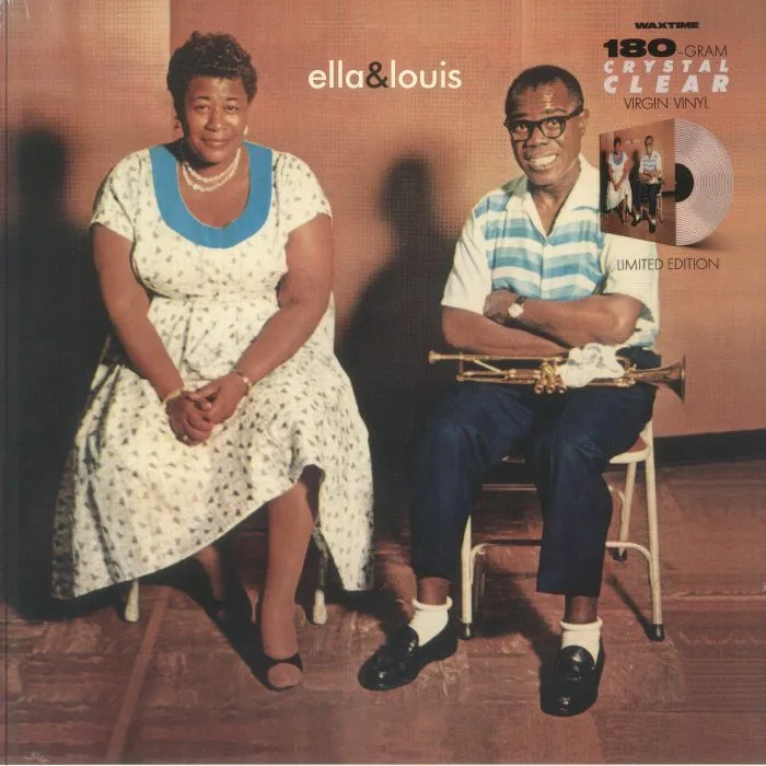 Лицевая сторона обложки — Ella FITZGERALD / LOUIS ARMSTRONG — Ella & Louis (reissue)