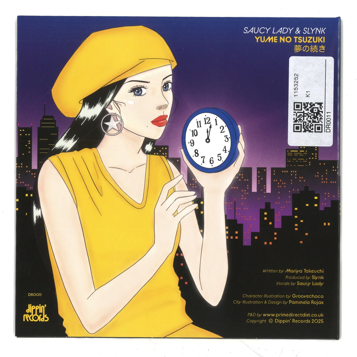 Back cover — Saucy Lady & Slynk — Yume no Tsuzuki