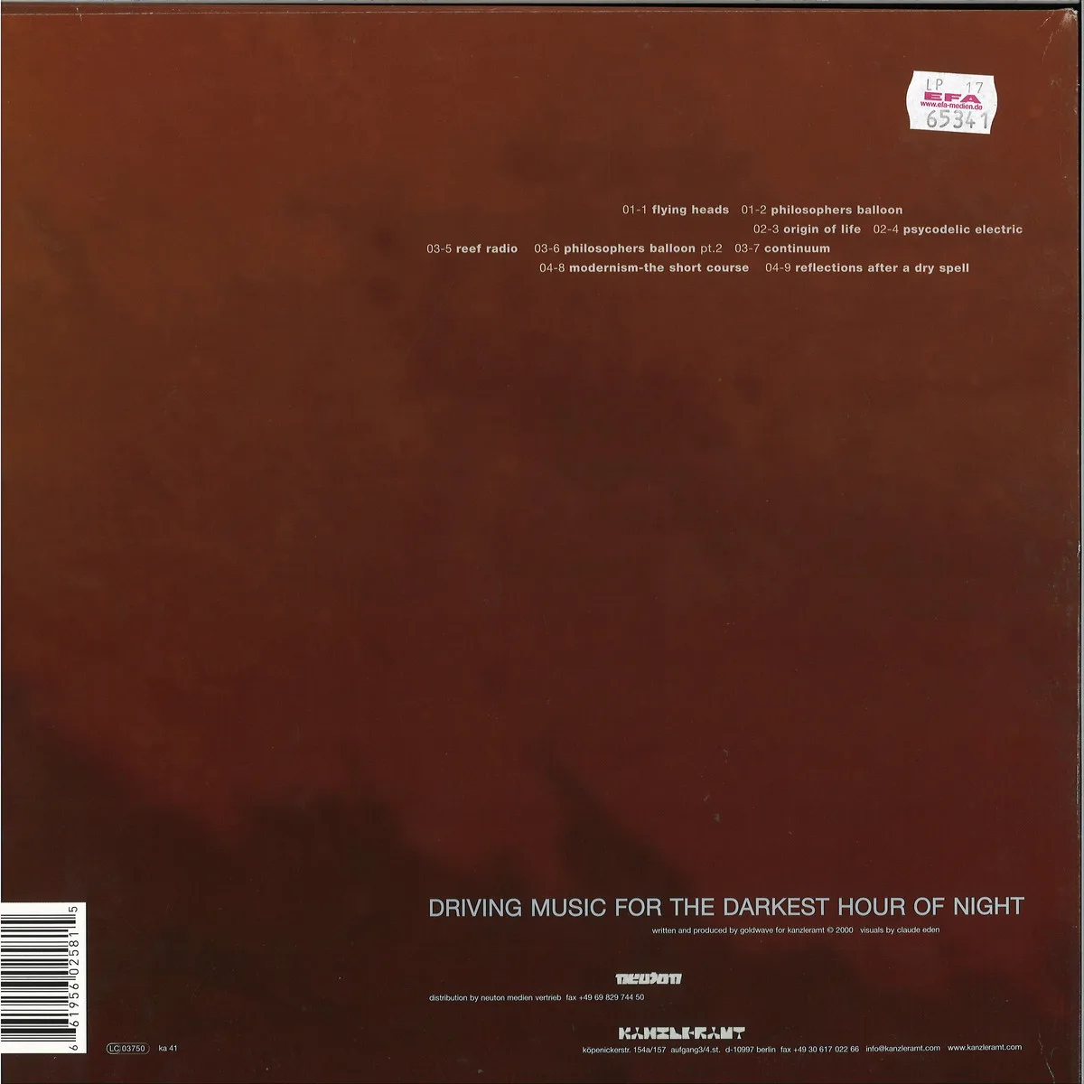 Back cover — Goldwave — What Darkness Propose 2x12"