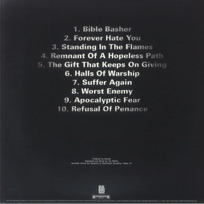 Back cover — DEICIDE — Insineratehymn (remastered)