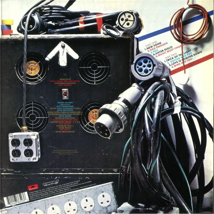 Обратная сторона обложки — The WHO — Who Are You (Deluxe Edition) (remastered)