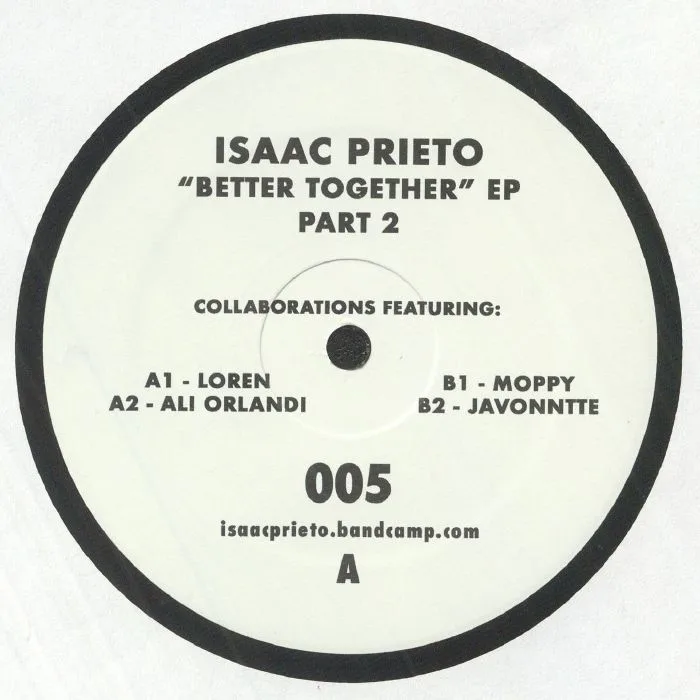 Front cover — Isaac PRIETO — Better Together EP Part 2