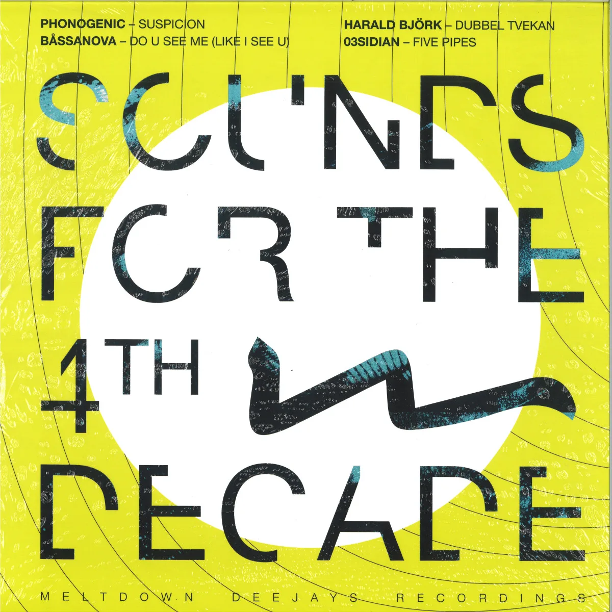 Лицевая сторона обложки — Various — Sounds For The 4th Decade (Album Sampler)