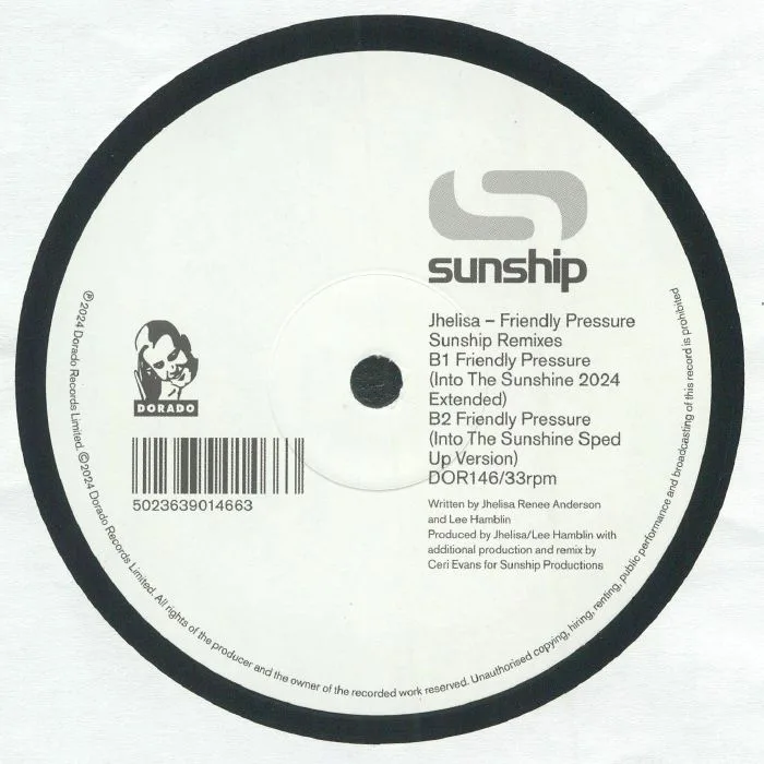 Back cover — Jhelisa — Friendly Pressure