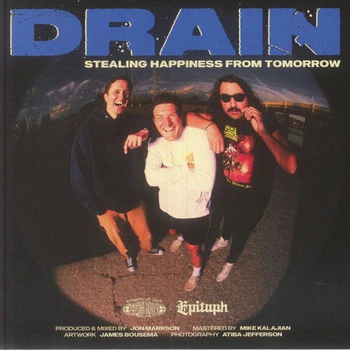 Back cover — DRAIN — Stealing Happiness From Tomorrow