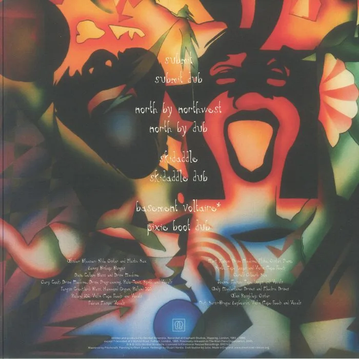 Обратная сторона обложки — SKINBAT SCRAMBLE — The Psychedelic Pirates