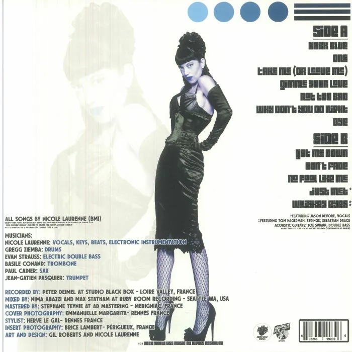 Back cover — BLACK VIIOLET — Dark Blue