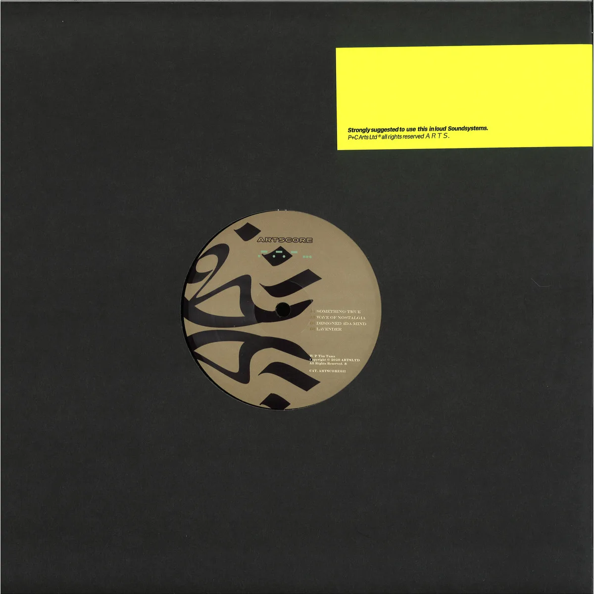 Back cover — Tim Tama — Wave Of Nostalgia EP