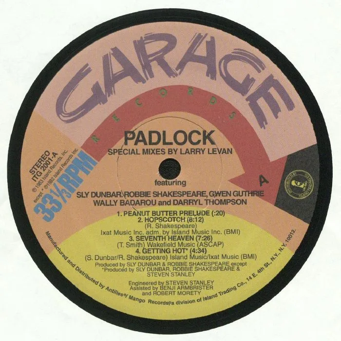 Front cover — Larry LEVAN — Padlock