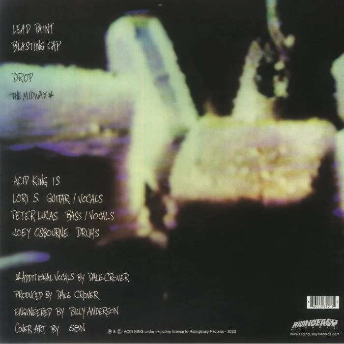 Back cover — ACID KING — Acid King