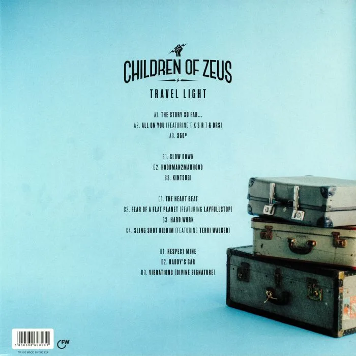 Обратная сторона обложки — CHILDREN OF ZEUS — Travel Light