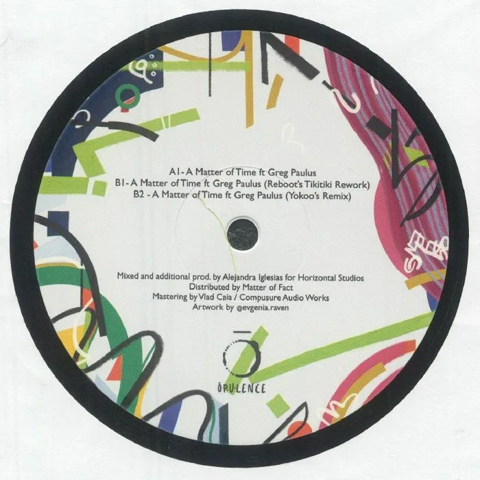 Back cover — Cali LANAUZE / RYAN CROSSON / GREG PAULUS / REBOOT / YOKOO — A Matter Of Time EP