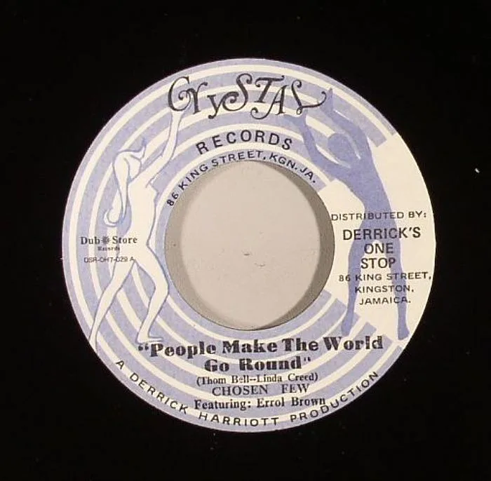 Front cover — CHOSEN FEW / DERRICK HARRIOT — People Make The World Go Round